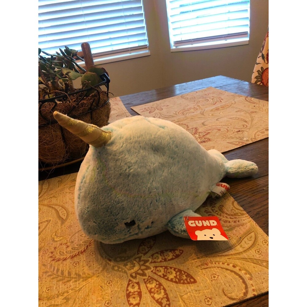 gund stuffed animals whale new with tags